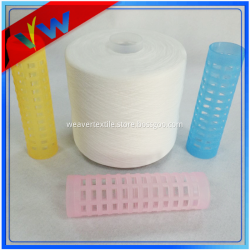 Semi dull 100% polyester yarn 42/2